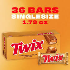 Twix Caramel Cookie Chocolate Candy Bars, Full Size Bulk Pack, 36 ct. – alternate product view 4