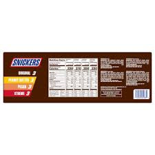 Snickers Satisfying Mix Variety Milk Chocolate Bars, Full Size, 12 ct. – alternate product view 2