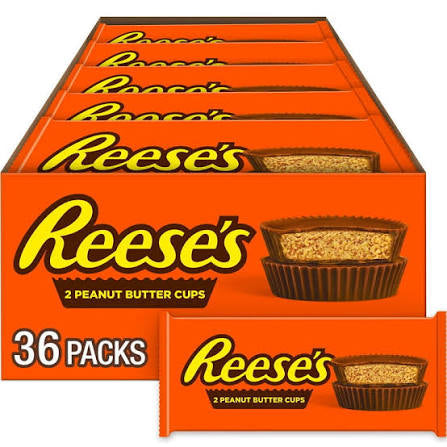 Reese's Full Size Milk Chocolate Peanut Butter Cups, 36 pk./1.5 oz. product packaging