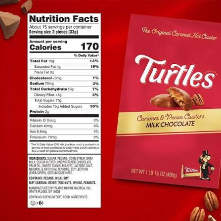 Demet's Turtles Original Pecan, 17.5 oz. Bag – alternate product view 2
