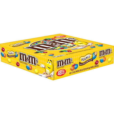 M&M's Peanut Chocolate Candy Bulk Pack, 48 ct. – alternate product view 2