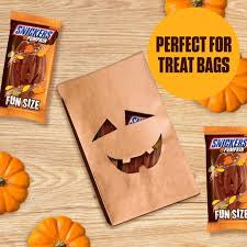 Snickers Pumpkin Fun Size Milk Chocolate Halloween Candy, 24.75 oz. – alternate product view 3
