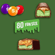 Skittles Shriekers, Snickers & Twix Ghoulish Green Halloween Candy, Bulk Bag, 80 ct. – alternate product view 8