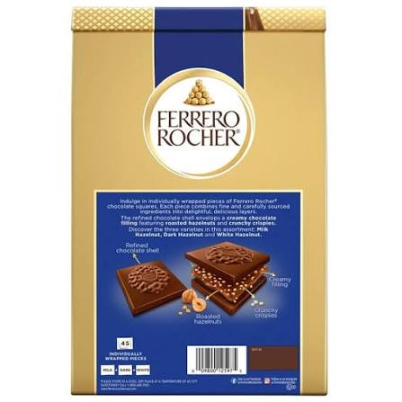 Ferrero Rocher Assorted Chocolate Hazelnut Squares, 16.7 oz. – alternate product view 2