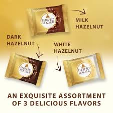 Ferrero Rocher Assorted Chocolate Hazelnut Squares, 16.7 oz. – alternate product view 3