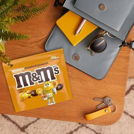 M&M's Honey Roasted Peanut Milk Chocolate Candy, Resealable Bag, 26 oz. – alternate product view 3