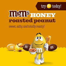 M&M's Honey Roasted Peanut Milk Chocolate Candy, Resealable Bag, 26 oz. – alternate product view 2
