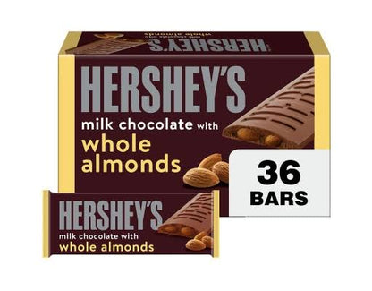 Hershey's Milk Chocolate with Almonds Bars, 36 ct. – alternate product view 2