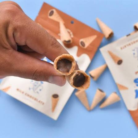 Muddy Bites Milk Chocolate Waffle Cone Snacks, 9.1 oz. – alternate product view 4
