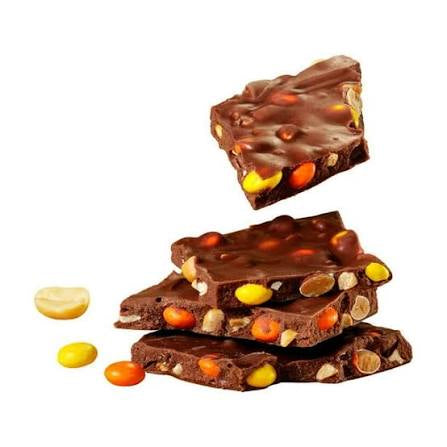 Reese's Pieces Milk Chocolate Candy with Peanuts Bark Bag, 20 oz. – alternate product view 4