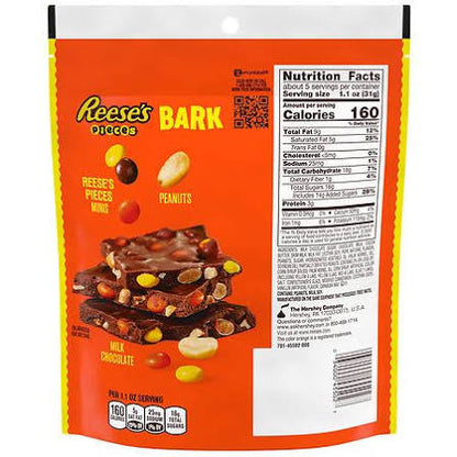 Reese's Pieces Milk Chocolate Candy with Peanuts Bark Bag, 20 oz. – alternate product view 2