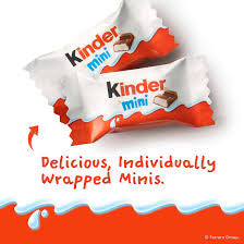 Kinder Chocolate Mini, Bulk Pack, Milk Chocolate Bar with Creamy Milky Filling, 100 ct. – alternate product view 2