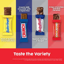 Butterfinger, Crunch, Baby Ruth and 100 Grand Full Size Chocolate Candy Bars, 30 ct. – alternate product view 2