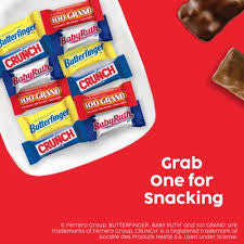 Butterfinger, Crunch, Baby Ruth and 100 Grand Full Size Chocolate Candy Bars, 30 ct. – alternate product view 4