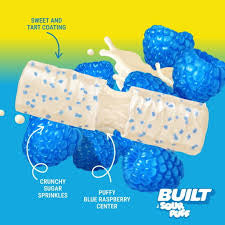 Built Sour Puff Protein Bars, Blue Razz Blast & Green Apple Crush, 16g Protein, 13 pk./1.45 oz. – alternate product view 3