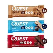 Quest Protein Bar, 20-21g Protein, Three Flavor Variety Pack, 14 ct./2.12 oz. – alternate product view 2