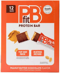 PBfit Peanut Butter Chocolate Protein Bars, 40/30/30 Macros, 24g Plant-Based Protein, 12 pk./2.47 – alternate product view 3