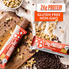 PBfit Peanut Butter Chocolate Protein Bars, 40/30/30 Macros, 24g Plant-Based Protein, 12 pk./2.47 – alternate product view 5