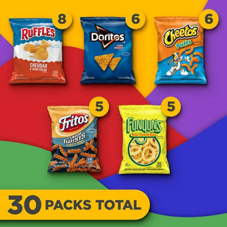 Frito-Lay Variety Pack of Snacks and Chips, Premiere Mix, 30 ct. – alternate product view 2