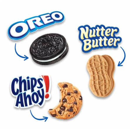 Nabisco Cookie Variety Pack, Oreo, Nutter Butter, Chips Ahoy!, On the Go Snack Packs, 30 pk./1.6 – alternate product view 3