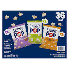 SkinnyPop Variety Pack, 36 ct. product packaging