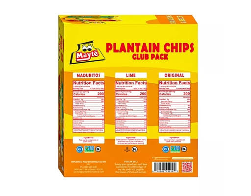 Mayte Plantain Chips Variety Pack, 30 ct. – alternate product view 2