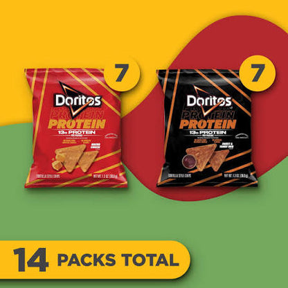Doritos Protein Tortilla Chips Variety Pack, 14 ct./1.3 oz. – alternate product view 2