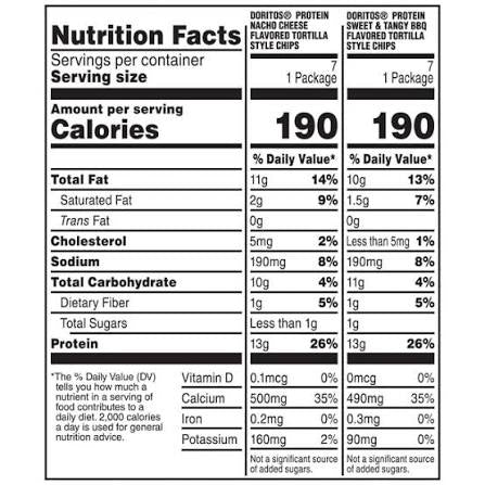 Doritos Protein Tortilla Chips Variety Pack, 14 ct./1.3 oz. – alternate product view 4
