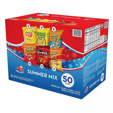 Frito-Lay Summer Mix Snacks and Chips Variety Pack, 50 ct. – alternate product view 2
