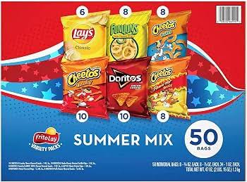 Frito-Lay Summer Mix Snacks and Chips Variety Pack, 50 ct. – alternate product view 3