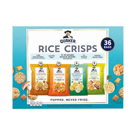 Quaker Rice Crisps Variety Pack, 36 ct. – alternate product view 2