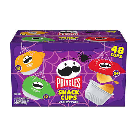 Pringles Halloween Snack Stacks Variety Pack, 48 Count product packaging