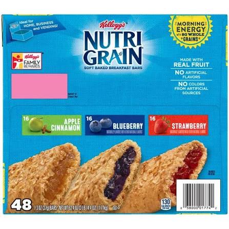 Nutri-Grain Bars Variety Pack, 48 ct. – alternate product view 2