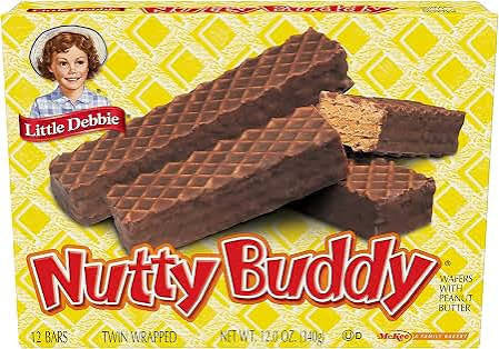 Little Debbie Nutty Bars, 12 pk./2.1 oz. product packaging