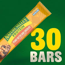 Nature Valley Peanut Butter Dark Chocolate Protein Chewy Bars, 30 ct./1.42 oz. – alternate product view 4