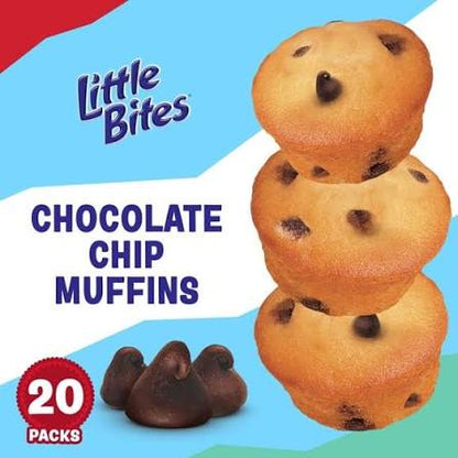 Entenmann's Little Bites Chocolatey Chip Mini Muffins Value Pack, 20 pk./1.5 oz. – alternate product view 2