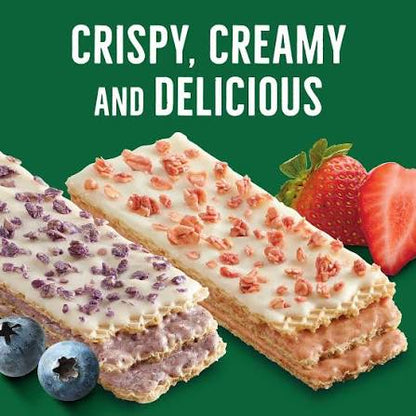 Nature Valley Crispy Creamy Wafer Bars Variety Pack Strawberry and Blueberry, 28 ct./1.3 oz. – alternate product view 3