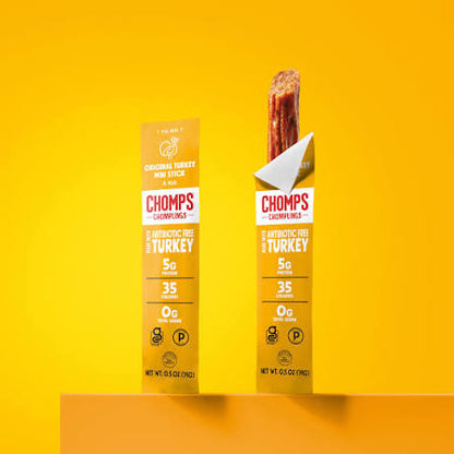 Chomps Chomplings Original Turkey Mini Meat Snack Sticks, 24 ct./0.5 oz. – alternate product view 3