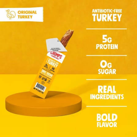 Chomps Chomplings Original Turkey Mini Meat Snack Sticks, 24 ct./0.5 oz. – alternate product view 4
