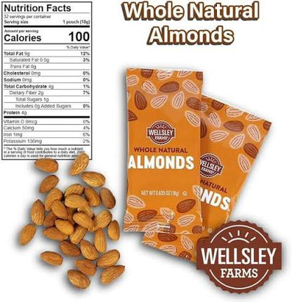Wellsley Farms 100 Calorie Almond Packs, 32 ct. – alternate product view 2