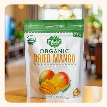 Wellsley Farms Organic Dried Mango, 20 oz. – alternate product view 4