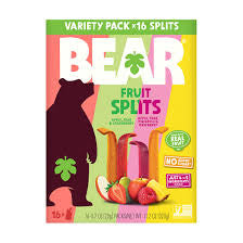 Bear Real Fruit Snack Rolls Variety Pack, Strawberry Apple and Raspberry Pineapple, 16 ct./0.7 oz. – alternate product view 2