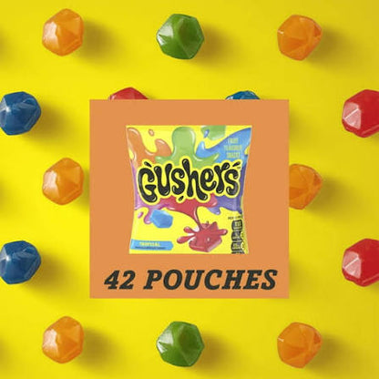 Gushers Strawberry Splash and Tropical Flavor Fruit Snacks, 42 ct. – alternate product view 2
