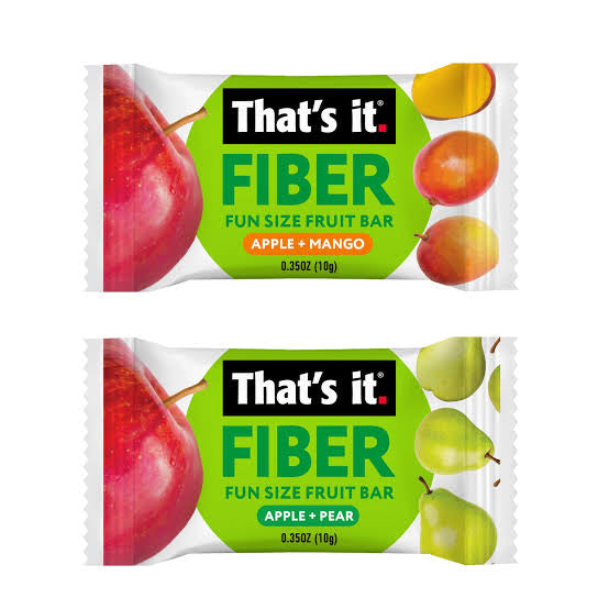 That's It Fiber Fun Size Fruit Bar Variety Pack, Mango and Pear, 24 ct./0.35 oz. – alternate product view 2