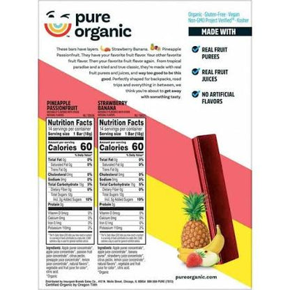 Pure Organic Layered Fruit Bars Variety Pack, 28 ct. – alternate product view 3