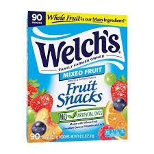 Welch's Fruit Snacks Snack Packs, 90 ct./0.8 oz. product packaging
