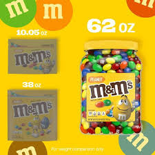 M&M's Bulk Peanut Milk Chocolate Candy Jar, 62 oz. – alternate product view 4