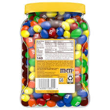 M&M's Bulk Peanut Milk Chocolate Candy Jar, 62 oz. – alternate product view 2