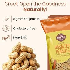 Wellsley Farms Unsalted and Roasted In-Shell Peanuts, 5 lb. – alternate product view 3