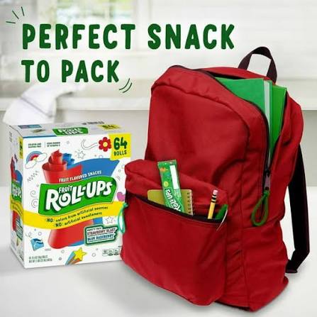 Fruit Roll-Ups Razzberry Fruit Flavored Snacks, 64 ct. – alternate product view 4